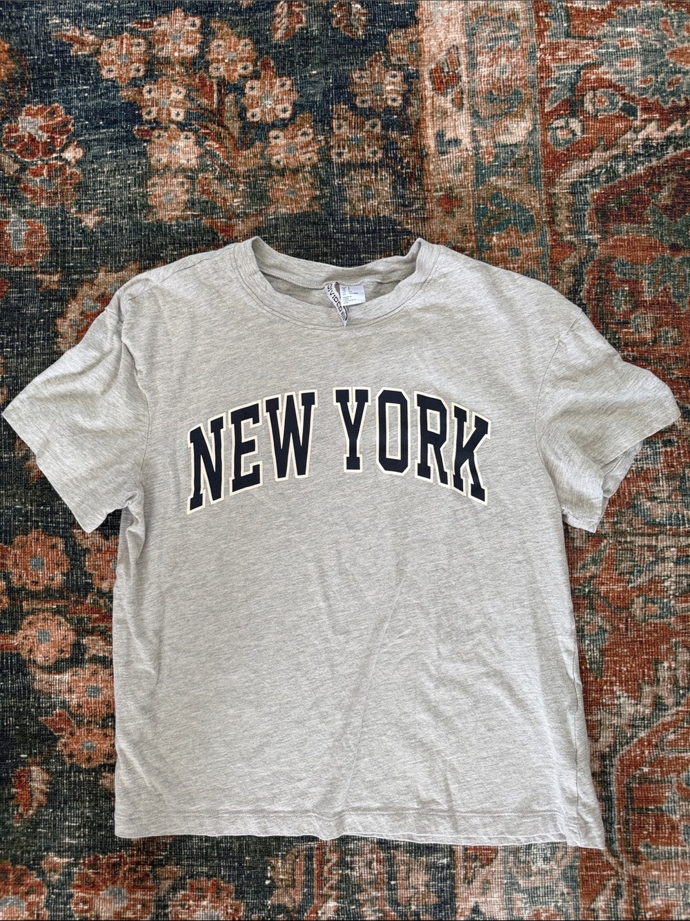 New York Graphic Short Sleeve T-Shirt - Gray